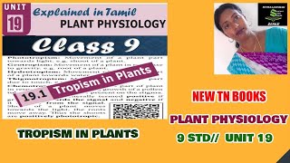 PLANT PHYSIOLOGY 1  TROPISM IN PLANTS  UNIT 19  9 TH STD  NEW TN BOOKS [upl. by Killy285]