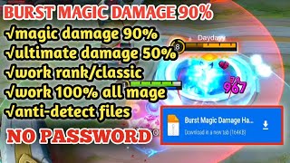 New Burst Magic Damage 90 No Password 100 Work [upl. by Su583]