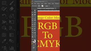 how change color mode in illustratorRGB to CMYK in illustrator tips viral [upl. by Payson625]