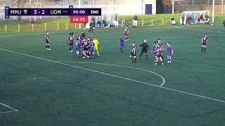 LIVE MENS BUCS FOOTBALL  MANCHESTER MET UNI VS UNI OF MANCHESTER  WEDS 29TH NOVEMBER 100 PM [upl. by Eemia]