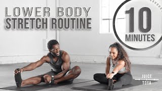 10 Minute Lower Body Stretch Routine For Tight Hamstrings amp Hip Flexors [upl. by Elie]