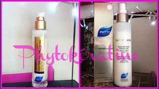 HOW TO USE PHYTOKERATINE EXTREME EXCEPTIONAL CREAM amp REPAIRING THERMAL PROTECTANT SPRAY [upl. by Omsoc791]