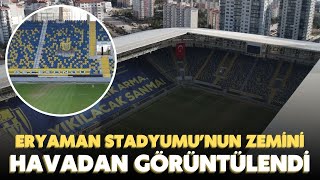 Eryaman Stadyumu’nun zemini havadan görüntülendi [upl. by Gaves]