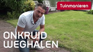 Hoe kom je van onkruid tussen de bestrating af  Tuinmanieren [upl. by Noli]