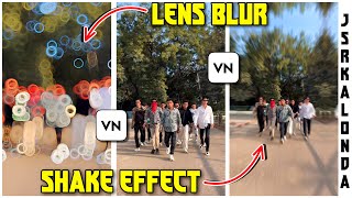 Jeb Main Tha Chillar Instagram Trending Video Editing in VN App  Lens Blur Effect in VN App [upl. by Nwahsauq]