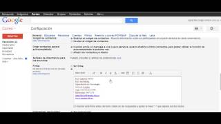 Configurar pie de página firma en Gmail [upl. by Lerret]