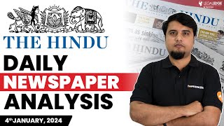 The HINDU for CLAT 2025 4th January  Current Affairs for CLAT  Daily Newspaper Analysis [upl. by Blanchette]