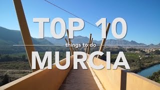 Top 10 Things to do Murcia  Travel Guide [upl. by Enilatan378]