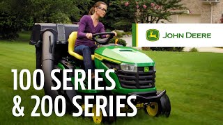 John Deere 100 and 200 Series Lawn Tractors – Model Year 2021 [upl. by Oflunra]