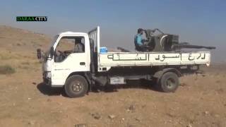 FSA Rebel Shooting At Syrian Soldiers From Jordan Border [upl. by Navonod682]