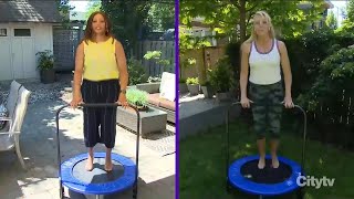 A 5minute minitrampoline workout for beginners [upl. by Nettie317]