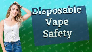 Can you wash a disposable vape [upl. by Uund]