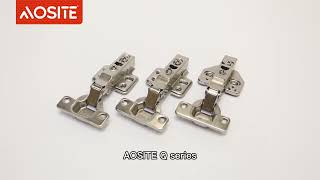 AOSITE Q series softclosing hinges [upl. by Atnwahsal639]