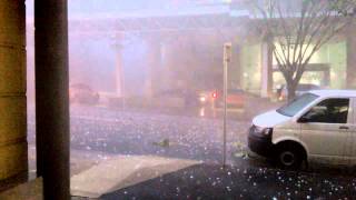 Severe Hail Storm Brisbane 271114 [upl. by Enovahs]