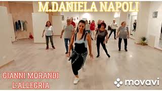 GIANNI MORANDI  LALLEGRIA  BALLI DI GRUPPO NUOVA COREOGRAFIA MDANIELA NAPOLI [upl. by Chao135]