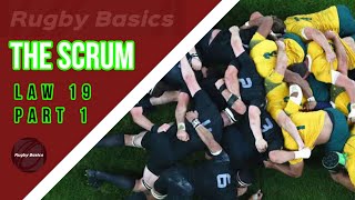 Rugby Basics The scrum part 1 rugby union [upl. by Marozik]