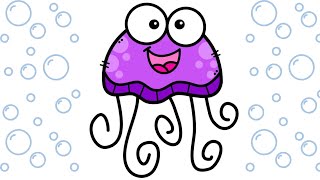 How To Draw Jellyfish For Valentines Day [upl. by Mccafferty]