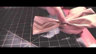 How to make a clip on Bow Tie [upl. by Sarid]