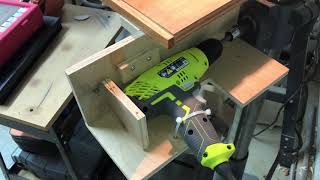 Easy DIY Motorized Drill Press Table Lift [upl. by Eamanna]