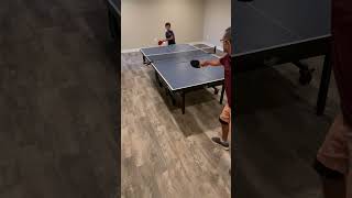 gamepoint tabletennis pingpong match with 8yearoldkid subscribe [upl. by Rangel]