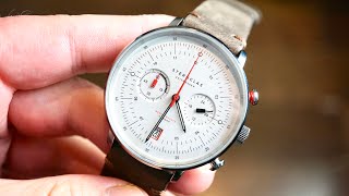 Sternglas Hamburg Chronograph Watch Review Bauhaus Is Back [upl. by Novyert]