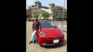 Toyota Prius S Touring Selection 2019 Bangla Review  Zaeid Hasan  Khaja Auto Centre [upl. by Borlow550]