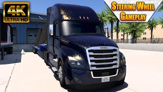 FREIGHTLINER CASCADIA 72  AMERICAN TRUCK SIMULATOR  LOGITECH G29 GAMEPLAY [upl. by Tsai]