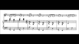 Maurice Ravel  Berceuse sur le nom de Gabriel Fauré With score [upl. by Seabrook]