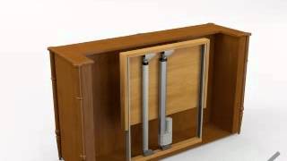 Projects DIY Motorized TV Lift Cabinet Using Linear Actuators [upl. by Keil]