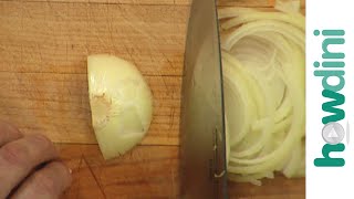 How to thinly slice an onion [upl. by Ahselat665]