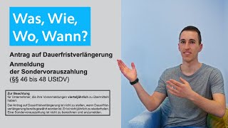 Dauerfristverlängerung – Was wie wo und wann [upl. by Aynod368]