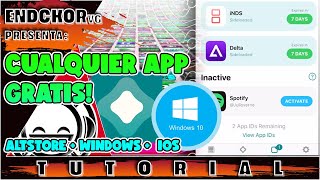 Instala cualquier App con ALTSTORE WINDOWS y iOS  EndckorVG [upl. by Jovita198]