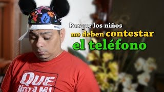 Razones por las que los niños no deben contestar el teléfono  INN [upl. by Ardnosal]