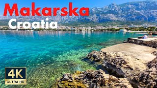 Makarska Croatia 🇭🇷 4K Makarska Riviera June Walking Tour 2022 [upl. by Alexandre313]