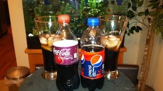 Cherry CocaCola VS Wild Cherry Pepsi Review [upl. by Eniahpets]