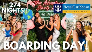 Boarding Royal Caribbeans ULTIMATE WORLD CRUISE for 274 NIGHTS [upl. by Sheldon]