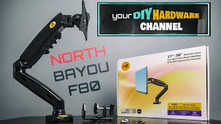 North Bayou F80  DIY INSTALLMONITOR ARM [upl. by Ellocin]