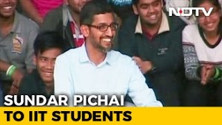 What Google CEO Sundar Pichai Said To IIT Students [upl. by Ade860]