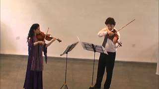 Oblivion  Astor Piazzolla by violinviola StringDuo Halaf Langheim [upl. by Dlareg811]