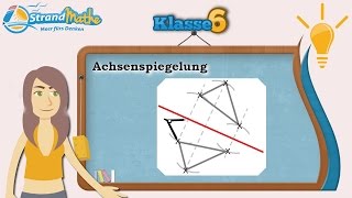 Achsenspiegelung  Klasse 6 ★ Wissen [upl. by Stacy404]