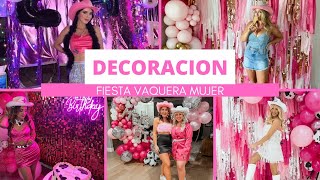 🤠🎉 Ideas de Decoraciones para una Fiesta Vaquera para Mujer [upl. by Marden]