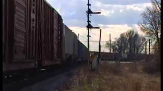 CP train on CSX linePorter Junction with Alcos passing semaphore signal [upl. by Metabel]