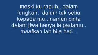 Opick  Rapuh Lirik [upl. by Reinhard]