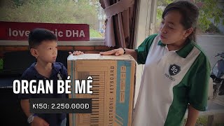 K150 đồng hành cùng bé trai Mầm non  Đàn Organ đa năng [upl. by Ahsiena]