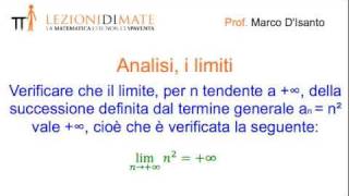 Verificare che il limite della successione n²∞ con n → ∞ [upl. by Moreta]