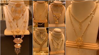 2024 Most beautiful gold necklace designs  Gold Choker Necklace designs [upl. by Natsuj]