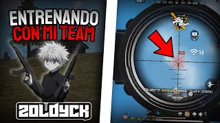 EN ESTE VIDEO DI MIS MEJORES TIROS CON FRANCOTIRADOR ☠️  ENTRENANDO CON MI TEAM 👹 [upl. by Ysnat]