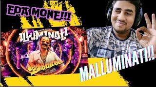 Illuminati Song REACTION Aavesham Fahadh Faasil Sushin Shyam Dabzee Vinayak MUSIFIED ReactsAN [upl. by Viridis]