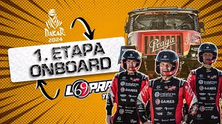 ONBOARD 1 ETAPA  DAKAR Instaforex Loprais Praga Team [upl. by Emyam]