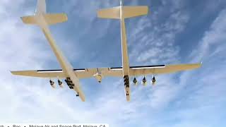 El Avión más grande del mundo Stratolaunch 351 ROC Test del Vehículo Hipersónico TalonA TA0 [upl. by Krasnoff]